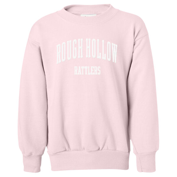 Rough Hollow Raised Youth Crewneck Thumbnail